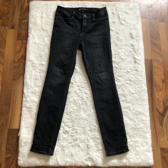 Athleta Sculptek jeans carbon black skinny jeans size 2 - Picture 2 of 10